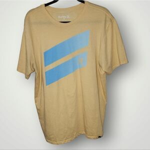 Hurley T Shirt M Logo Cotton Polyester Short Sleeve Casual